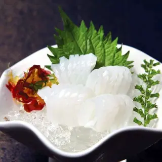 Calamari (Ika) sashimi
