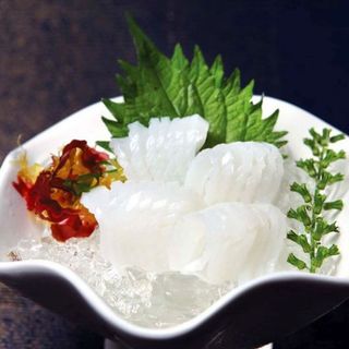 Calamari (Ika) sashimi