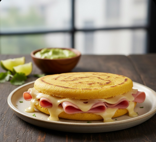 Arepa De Jamón Y Queso