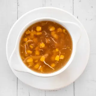 sopa de maíz con pollo