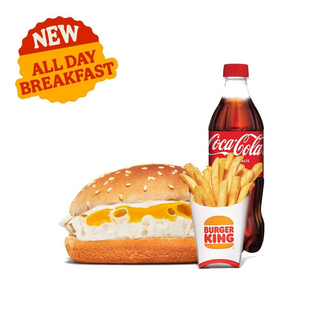 Egg Burger Regular Meal