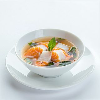 Supa cu surimi de crab