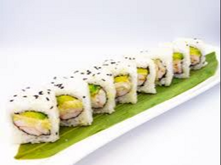 Uramaki gamberi cotti con avocado