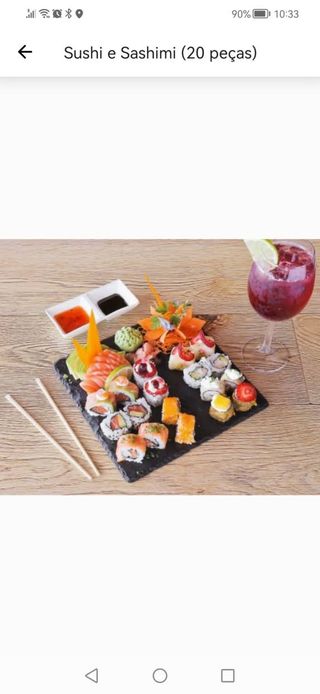 Sushi Sashimi 20 Peças