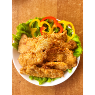 Панирани пилешки филета с гарнитура (500г)