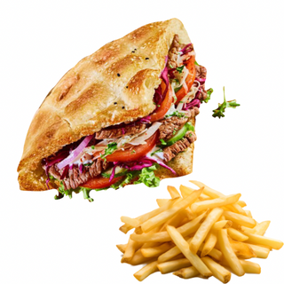 Bułka klasyk z Frytkami 