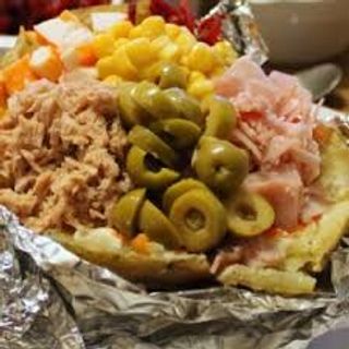 Plato de patata asada