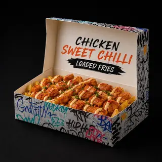 Chiken sweet chilli Loaded Fries                                                                                                 