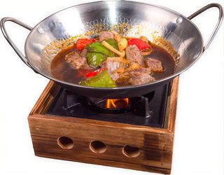 90 Cuenco de fuego con entrecot