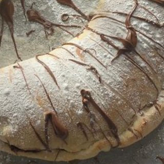 Calzone fritto con Nutella