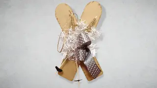 Venčić za vrata - skije