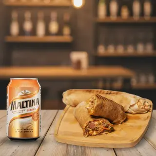 Large Combo Shawarma with 3 Sausages + 1 Free Drink
