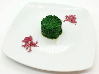 Spanac sote cu gorgonzola