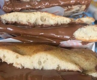 schiacciata with nutella