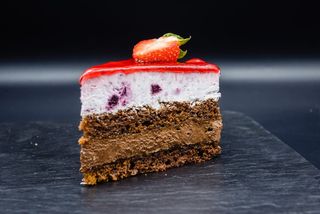 Felie tort capsuni de post