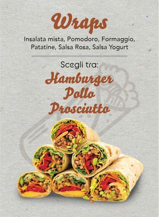 Wraps prosciutto