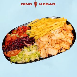 Talerz kebab z kurczakiem L