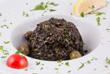 Black risotto