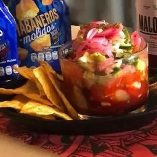Aguachile de camarón