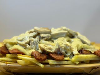 Papa Loca De Pollo Y Champiñón