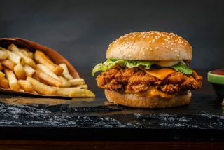 Chickenburger menu