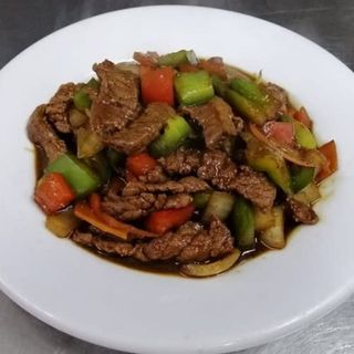 Ternera con salsa de ostras