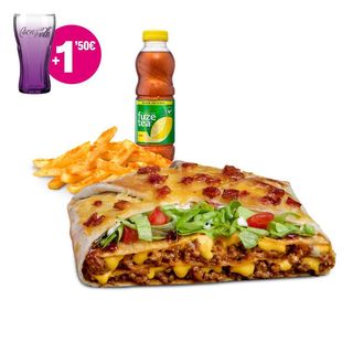 Menú Crunchywrap Deluxe Cheese + Bacon