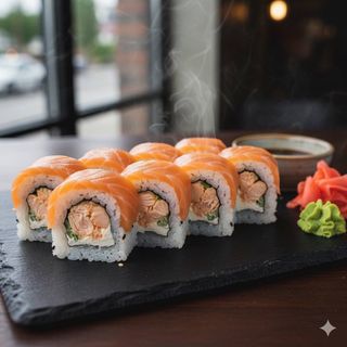 Філадельфія з запеченим лососем