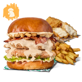 PODWÓJNY AVE CEZAR CHICKEN ZESTAW POWIĘKSZONY