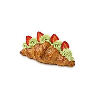 Круасан крем-матча та полуниця (180г)