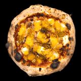 Пица дърпано телешко с манатарки и чедър (450г)