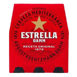 Cerveza Estrella Damm Mediterránea Pack 6 Botellas De 25 Cl