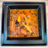 Ogbono soup+ponmo+ poundo+ Titus fish 