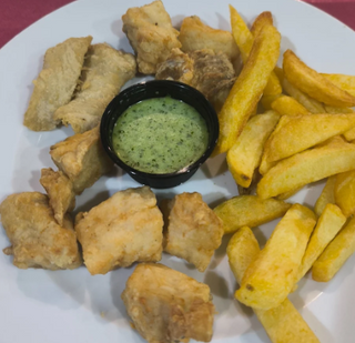 Tacos de pescado frito (ración)
