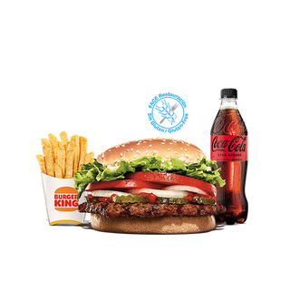 Menú Whopper® sin Gluten