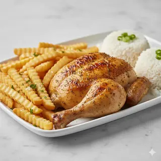Medio Pollo Asado