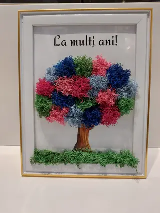 Tablou cu licheni mic - Mesaj standard