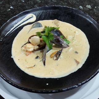 Les moules à la crème 