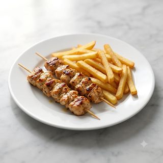 Pinchitos Con Patatas