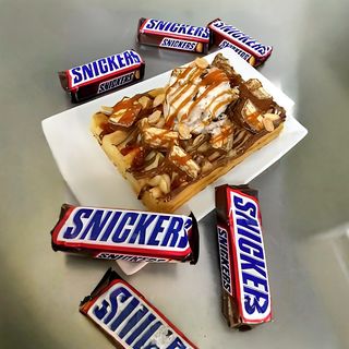 Gaufre Snickers