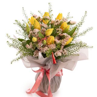 Buchet lalele "Golden Sunrise"