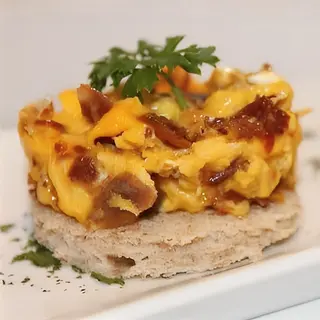 Revuelto de Setas e Presunto