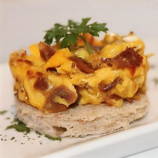 Revuelto de Setas e Presunto