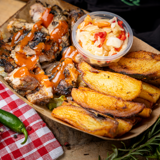 Пилешка пържола с Бъфало чипс (500г)