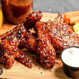 Menu alitas de pollo 