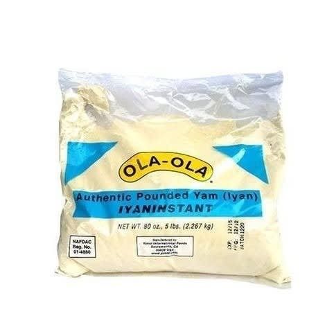 Ola-Ola Pounded Yam Flou 2.267Kg