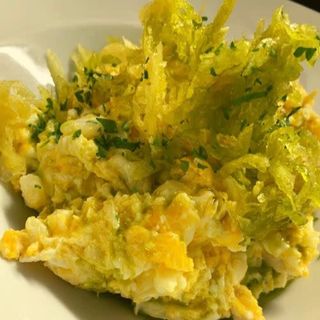 Revuelto De Bacalao Y Papas Paja