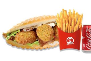 Doner Falafel + Batata + Bebida