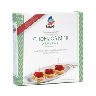 Chorizos mini a la Sidra Laurel