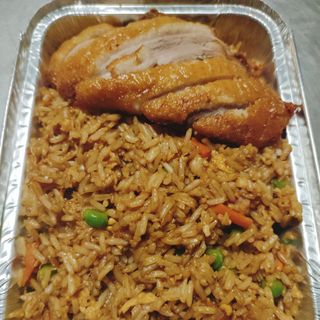 25A. arroz frito con PATO